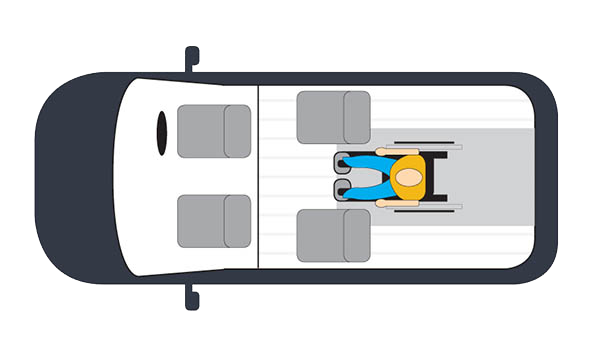 Small WAV 2 Rear Seats